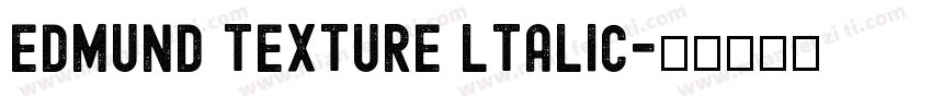 Edmund Texture ltalic字体转换